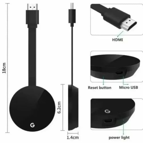 Adapter Wireless Screen Mirroring Dongle 2.4G WiFi Portrait Landscape Mode Universal HD Display Adapter for TV Monitor Projector