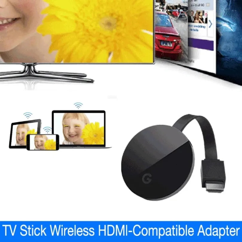 Adapter Wireless Screen Mirroring Dongle 2.4G WiFi Portrait Landscape Mode Universal HD Display Adapter for TV Monitor Projector